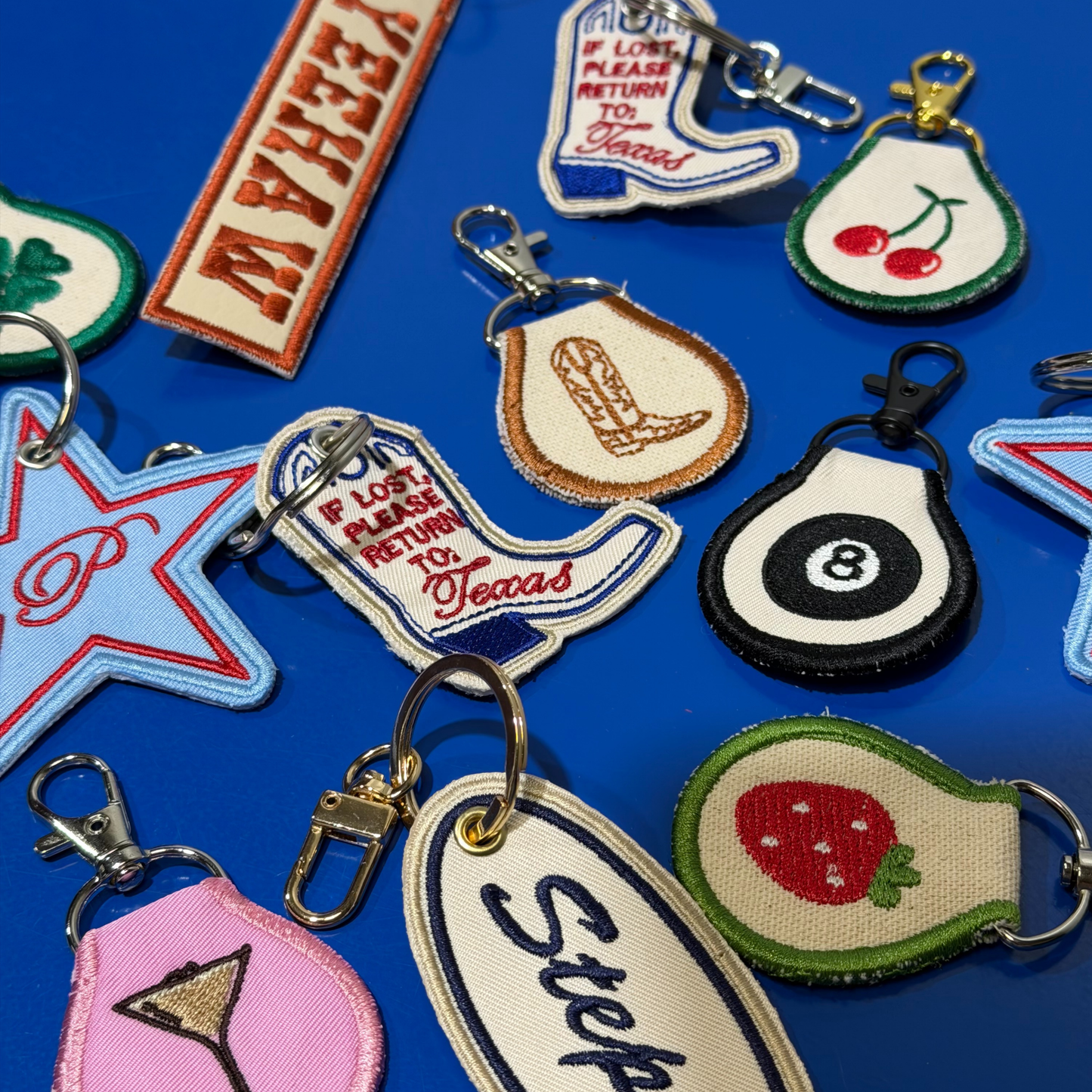 Star Customizable Initial Keytag