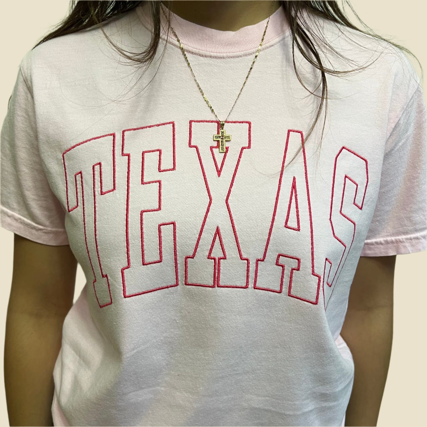 Texas Embroidered T-Shirt