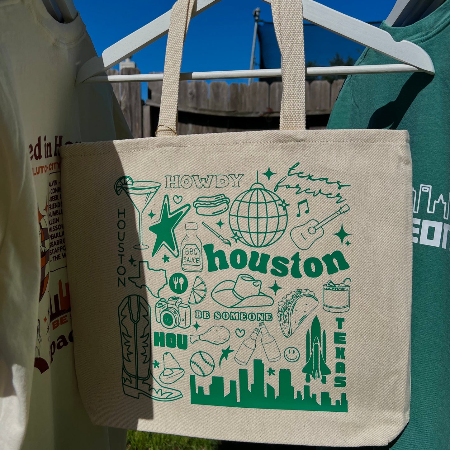 Houston Inspired Mural Tote Bag