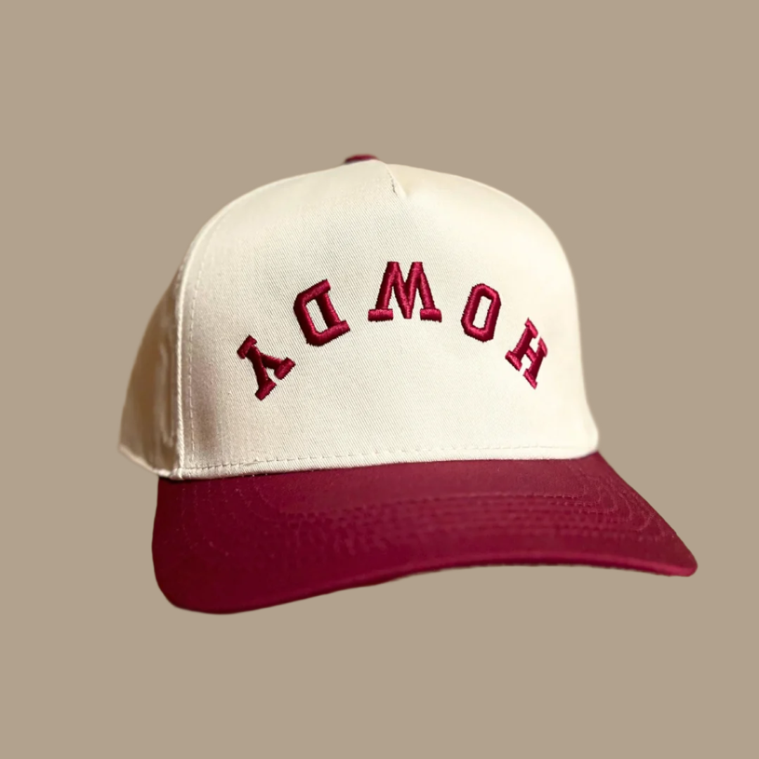 HOWDY Upside Down Structered Cap