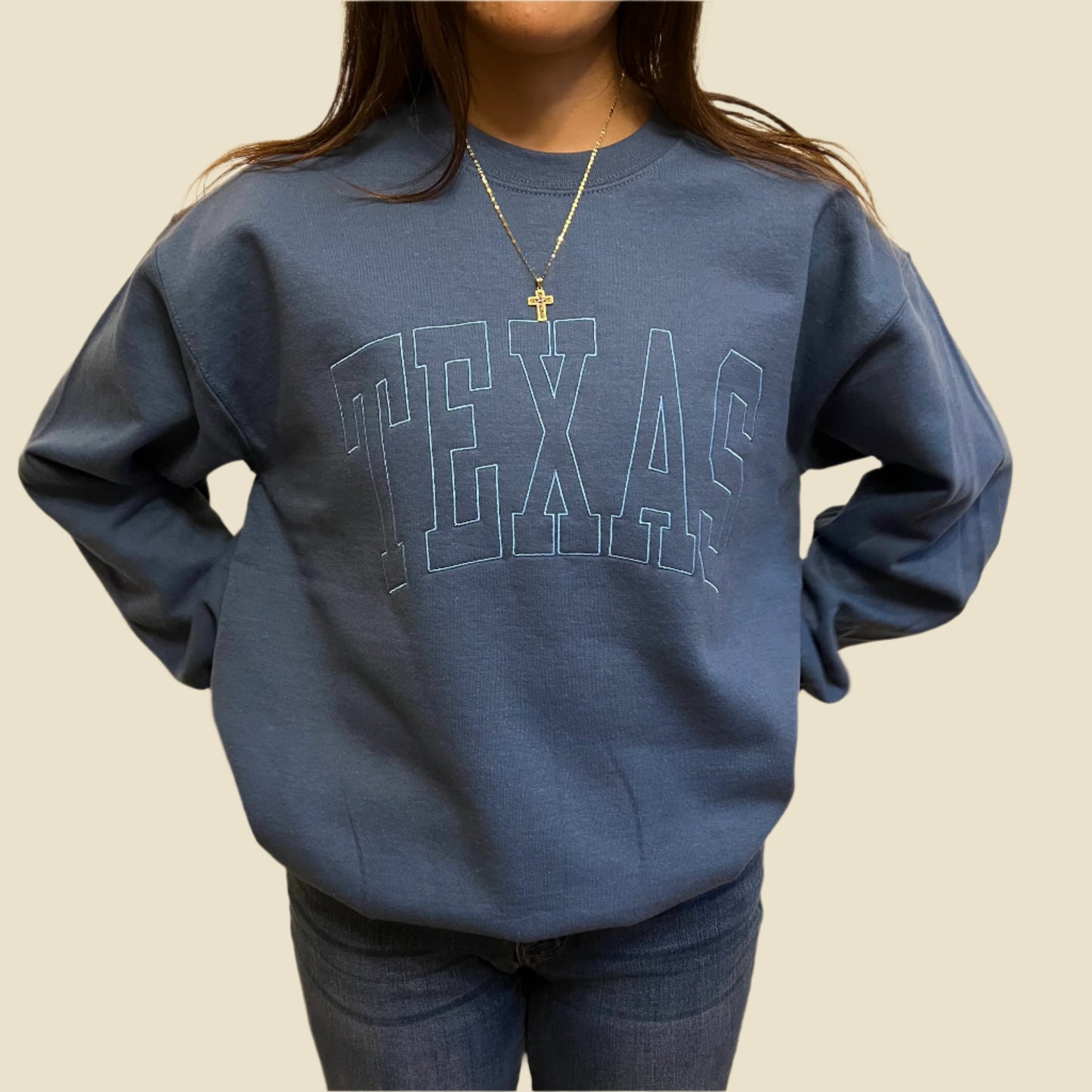 Texas Embroidered Sweatshirt