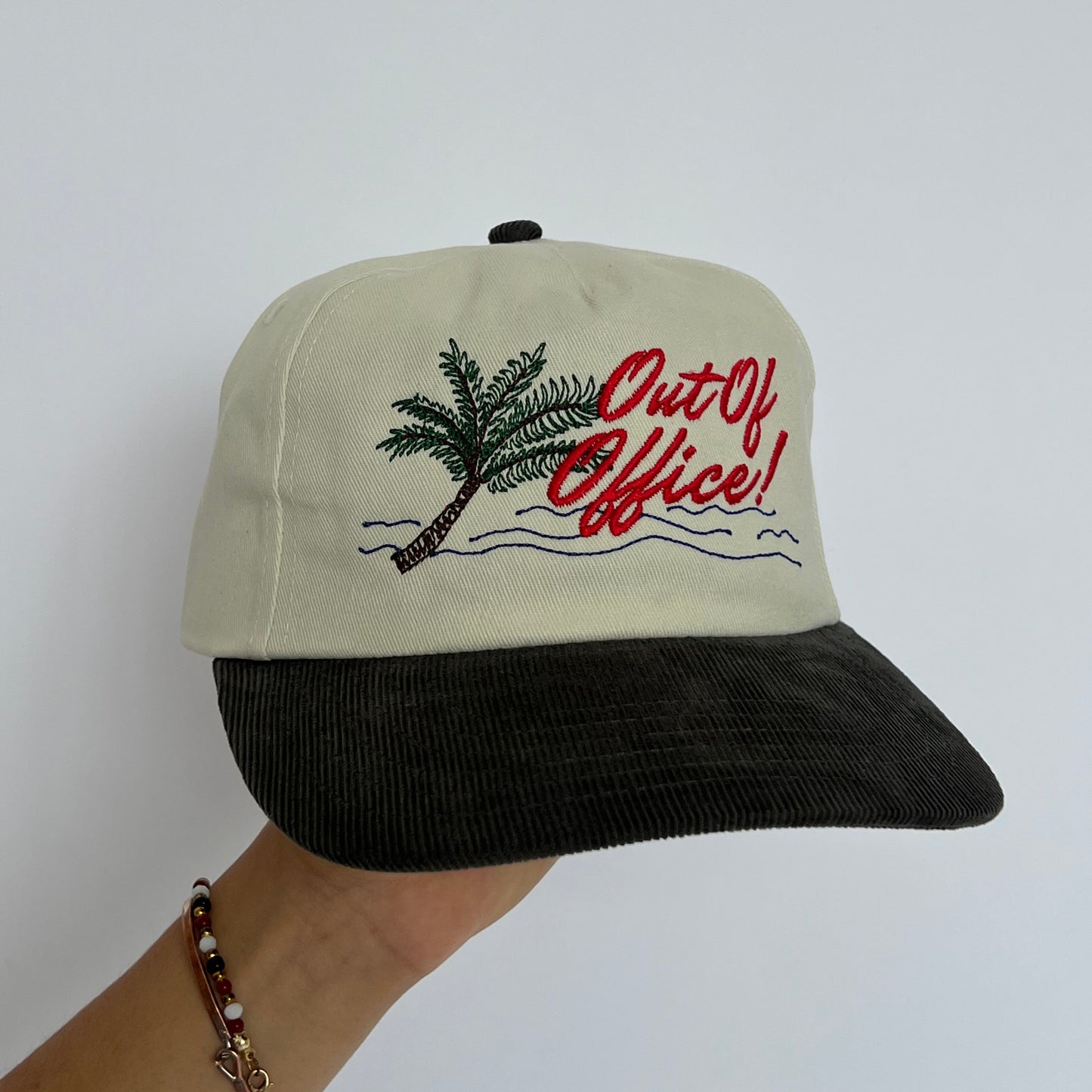 Out Of Office! Relaxed Fit Corduroy Cap