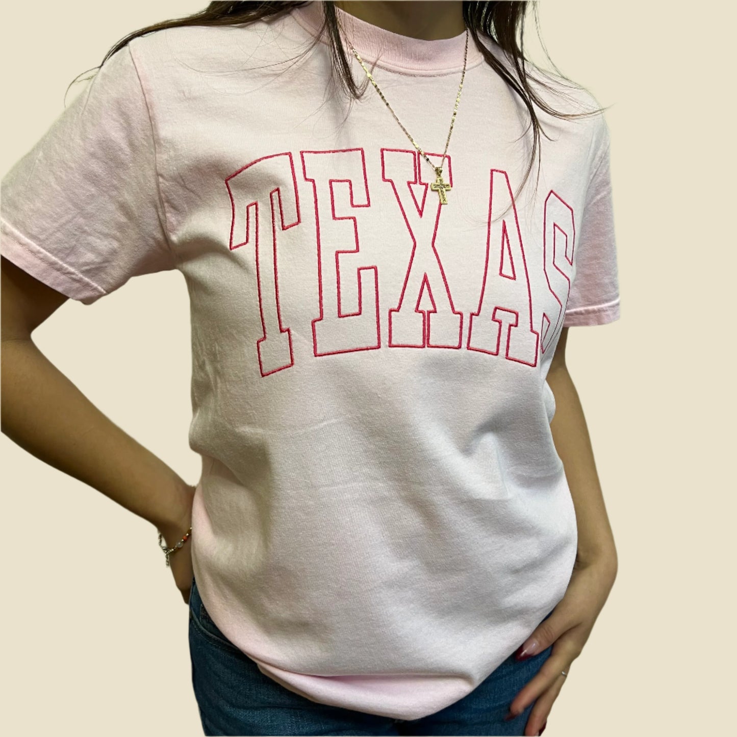 Texas Embroidered T-Shirt