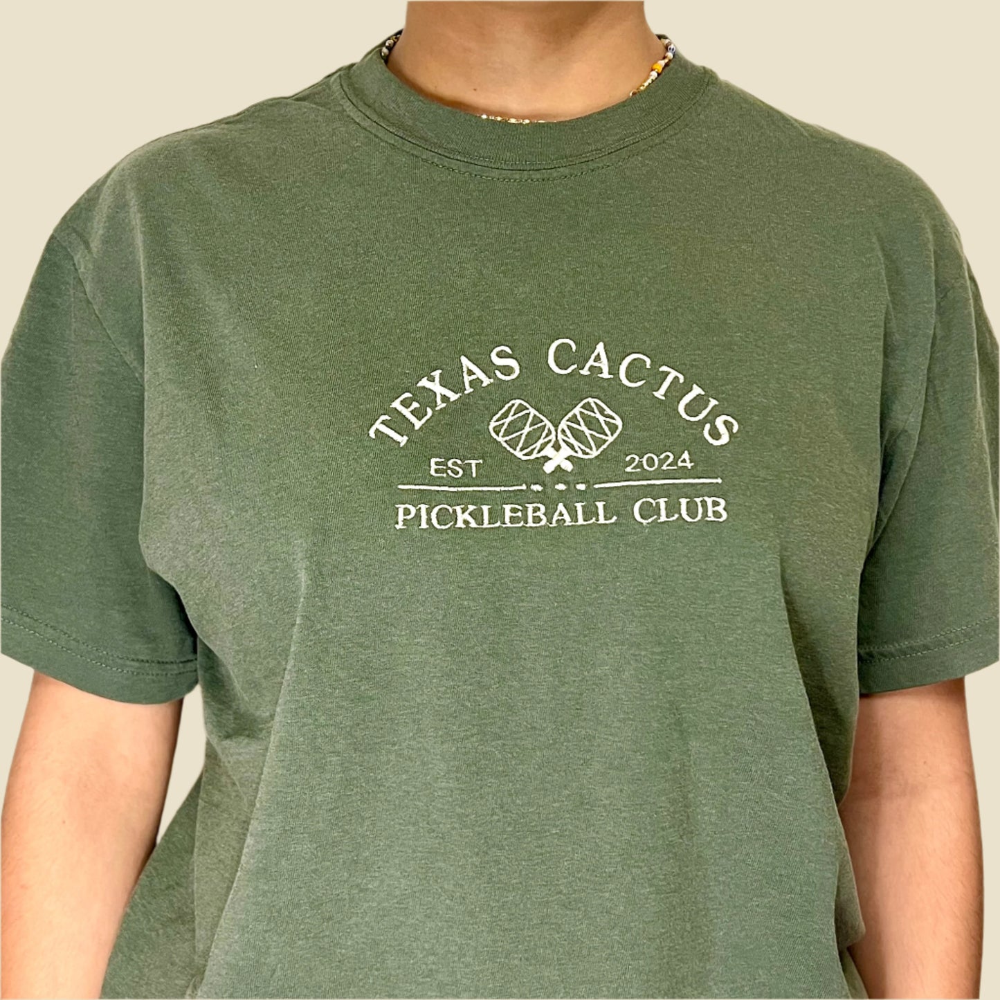 Texas Cactus Pickleball Tee