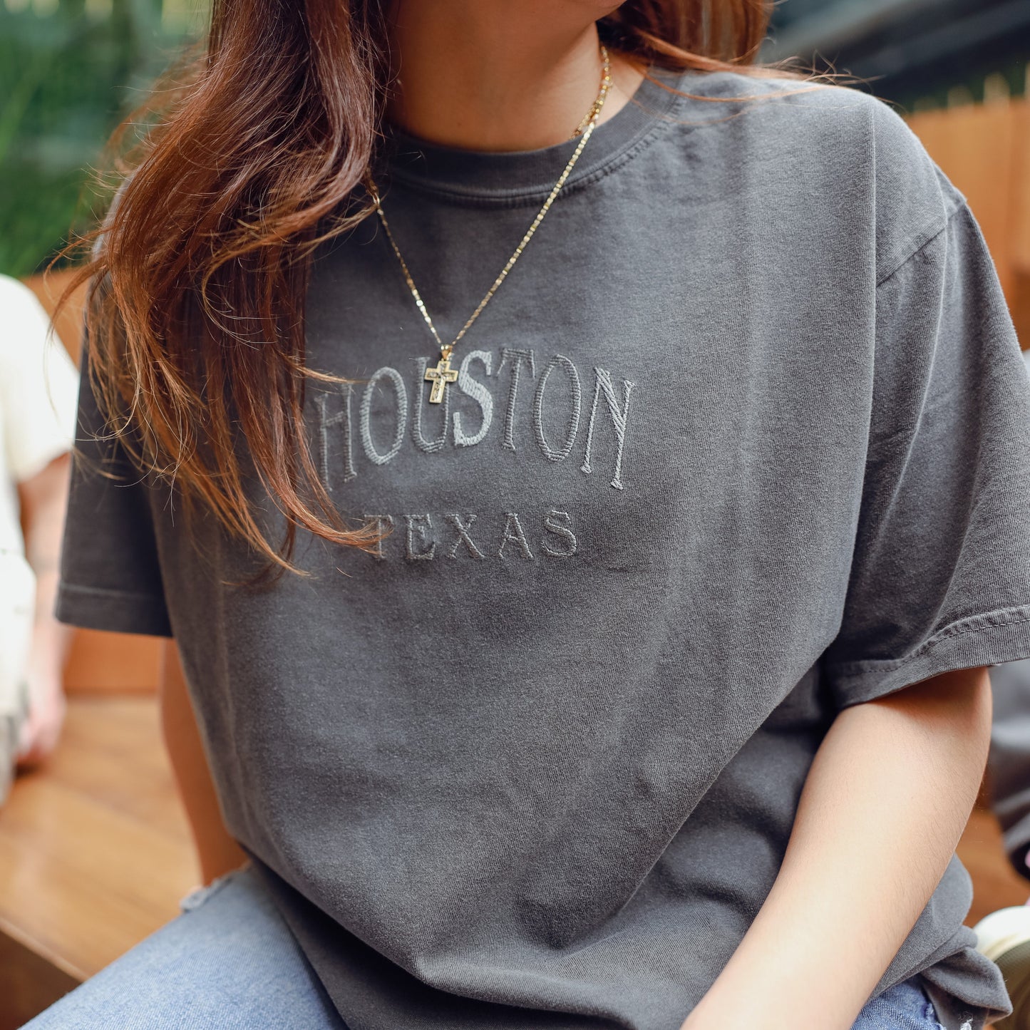 Houston Embroidered T-Shirt