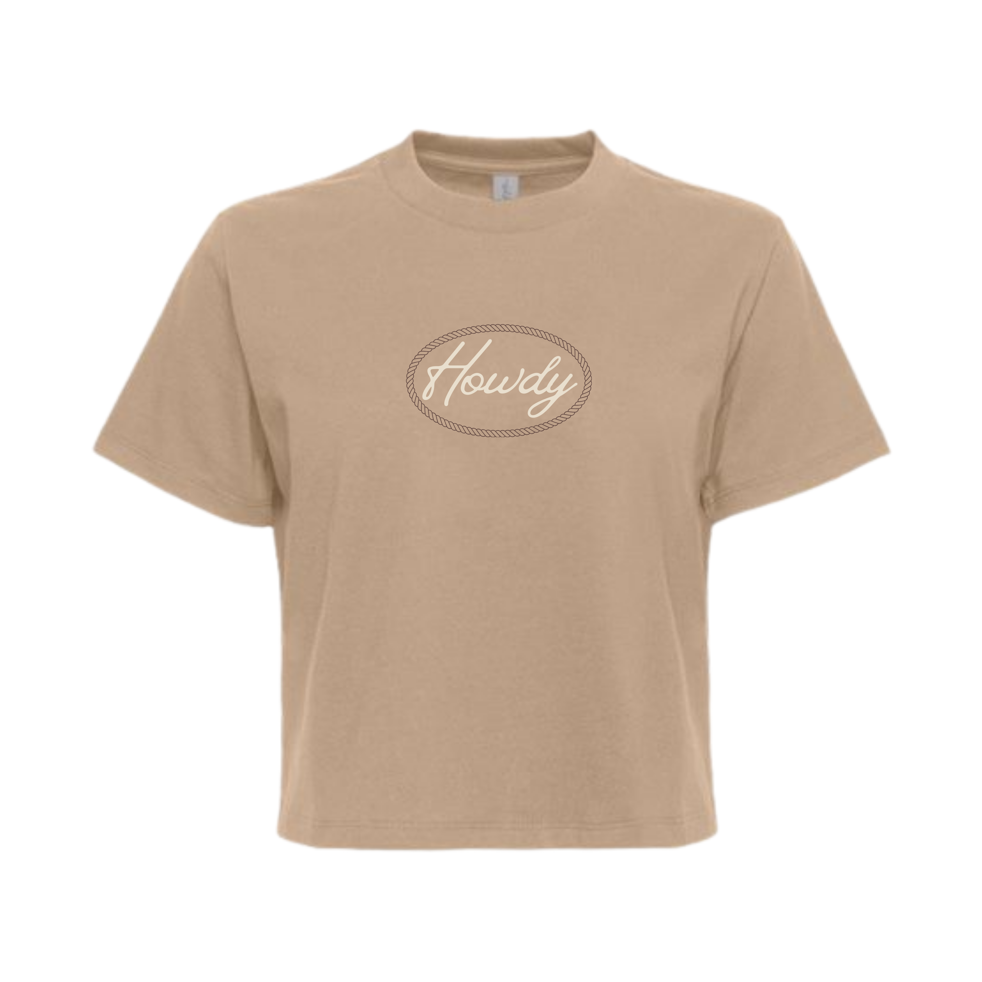 Howdy Cropped Boxy Tee