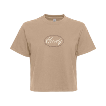 Howdy Cropped Boxy Tee
