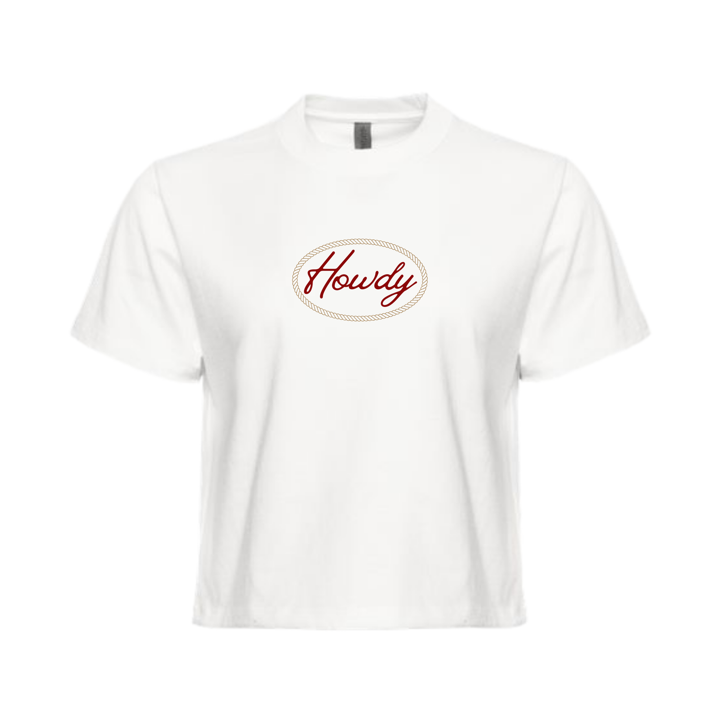 Howdy Cropped Boxy Tee