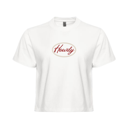 Howdy Cropped Boxy Tee