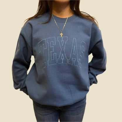 Texas Embroidered Sweatshirt