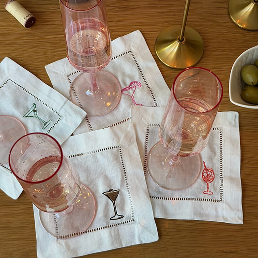 Cocktail Mix Linen Napkins