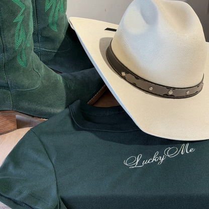 Lucky Me Cropped Tee