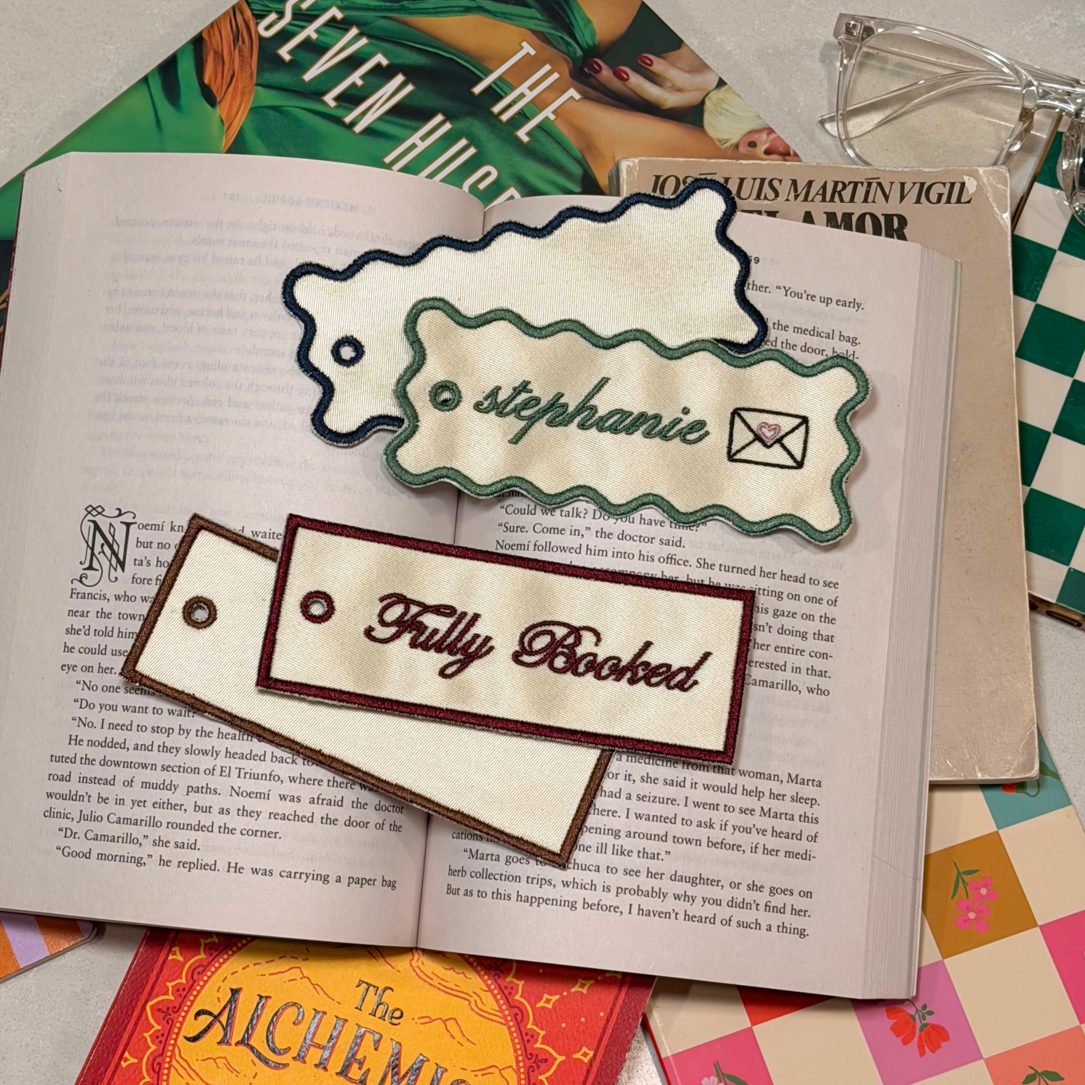 Embroidered Book Mark Customizable