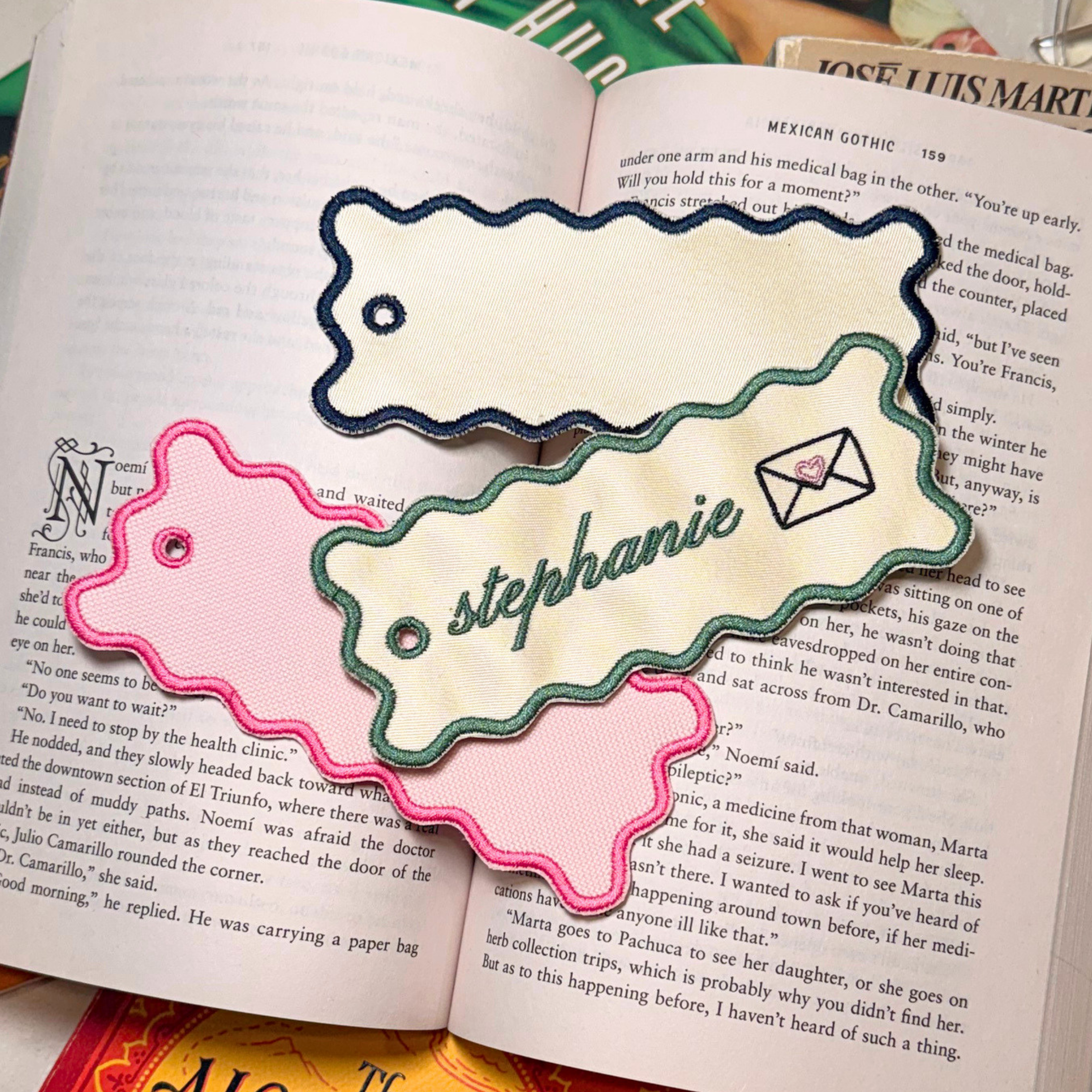 Embroidered Book Mark Customizable