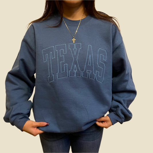 Texas Embroidered Sweatshirt
