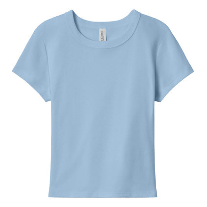 Embroidered Baby Tee Customizable