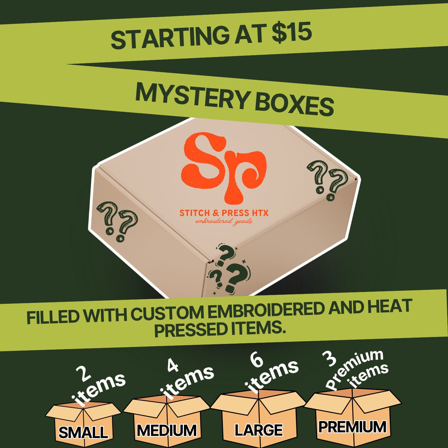 Stitch & Press Mystery Boxes