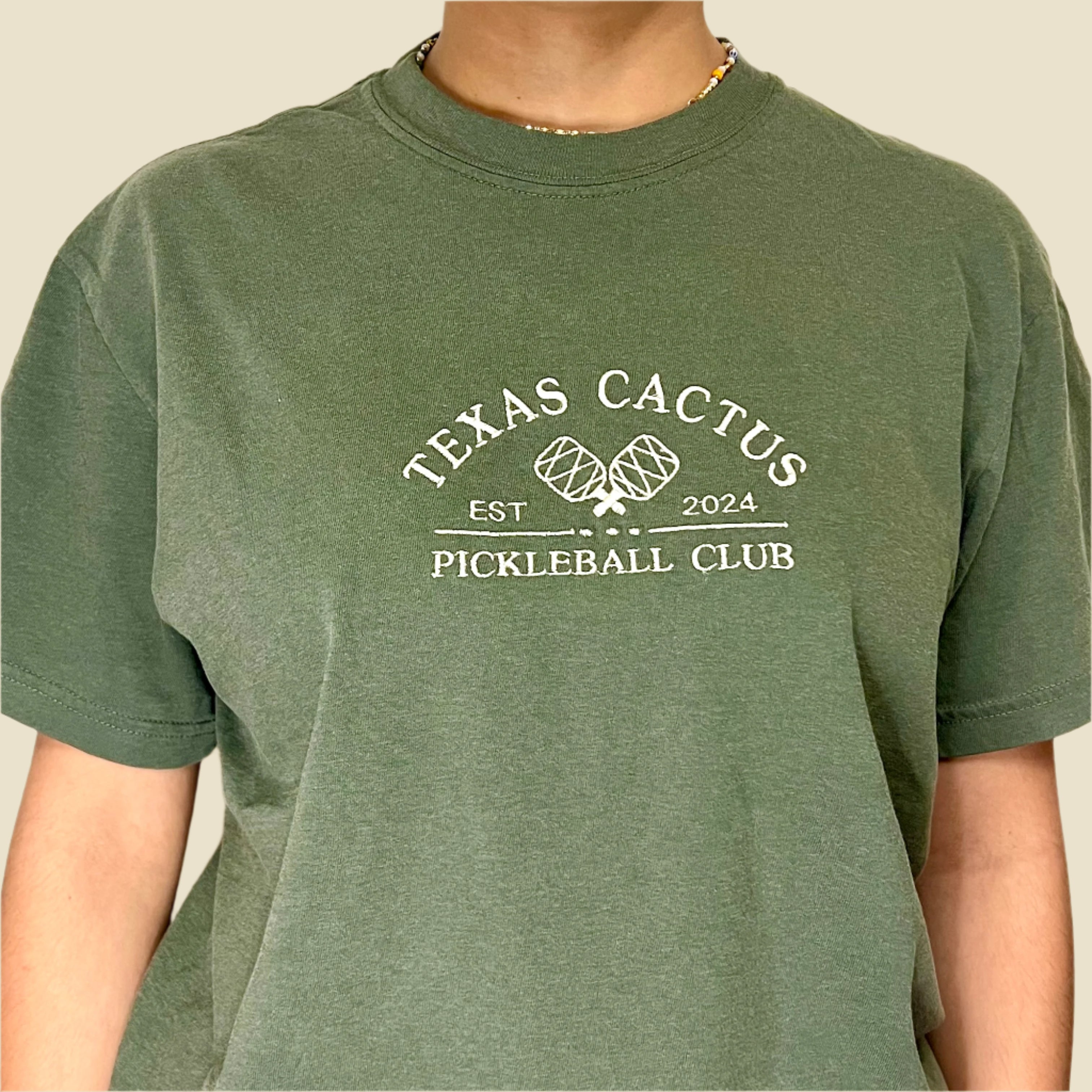 Texas Cactus Pickleball Tee