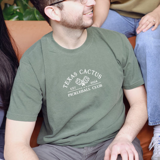 Texas Cactus Pickleball Tee
