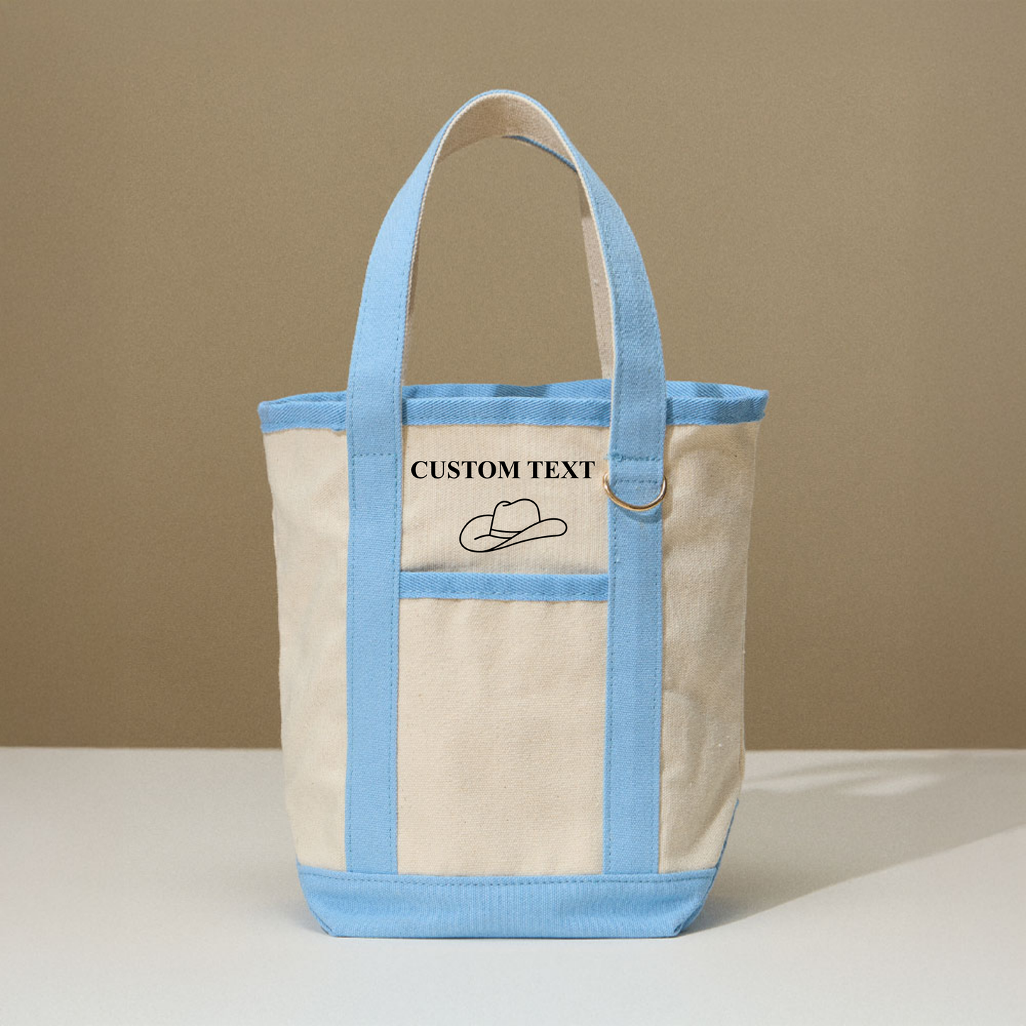 Mini Boat Tote Bag Customizable